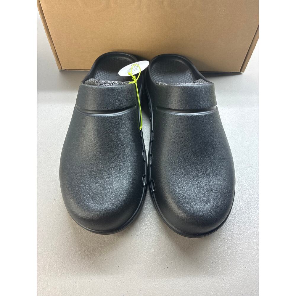 Oofos oocloog men’s size 13 black slippers slips new with box - Picture 2 of 5